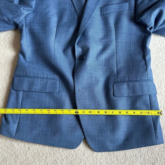 Michael Michael Kors Light Blue Sports Coat Blazer - Picture 6 of 13